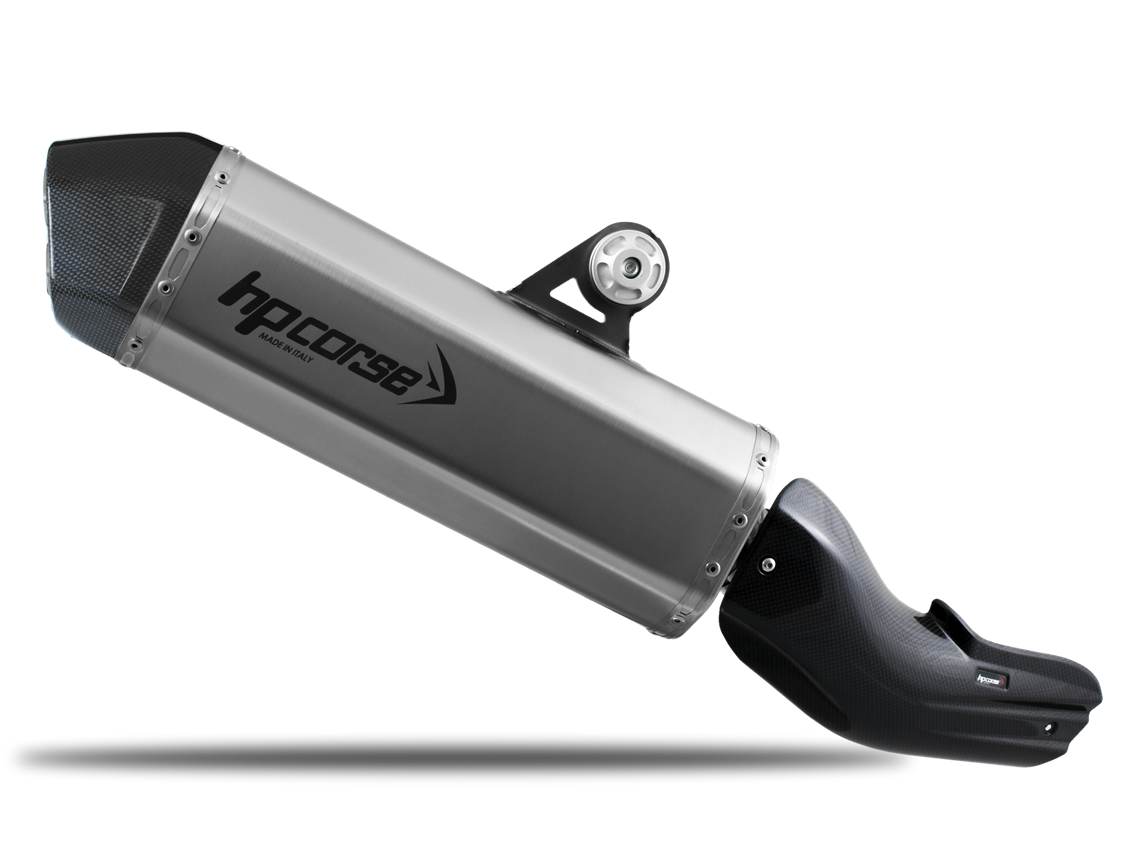 HP CORSE BMW R1250GS Slip-on Exhaust "SPS Carbon Satin" (EU homologated)