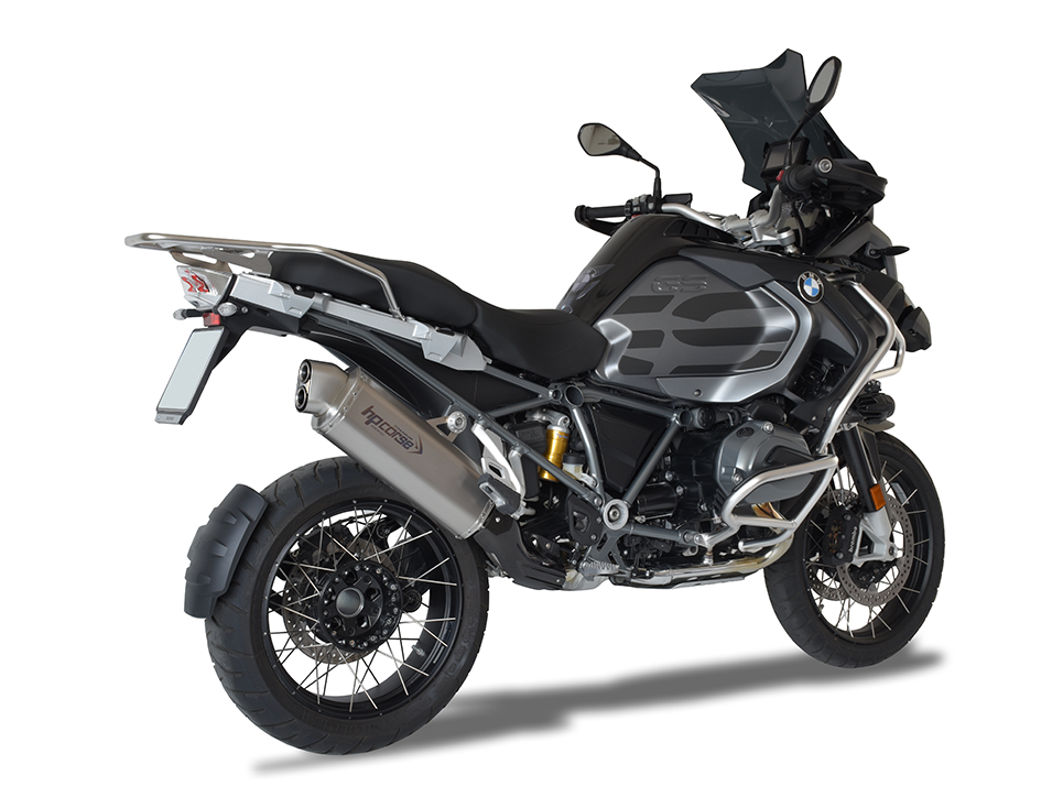 HP CORSE BMW R1200GS / Adventure (13/18) Slip-on Exhaust "4-Track R Titanium" (EU homologated) – Accessories in MotoDeal – Motorcycle Accessories and Parts Online Shop