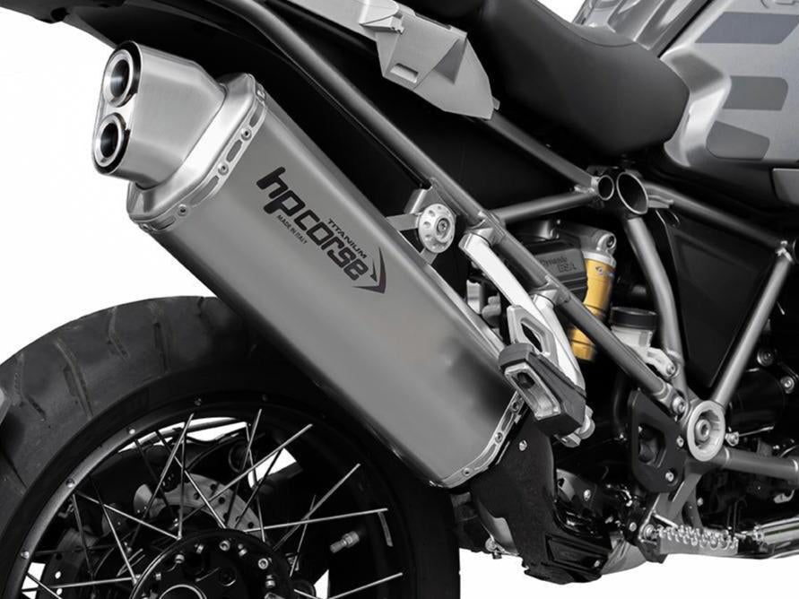 HP CORSE BMW R1200GS / Adventure (13/18) Slip-on Exhaust "4-Track R Titanium" (EU homologated) – Accessories in MotoDeal – Motorcycle Accessories and Parts Online Shop