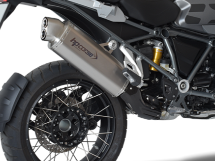 HP CORSE BMW R1200GS / Adventure (13/18) Slip-on Exhaust "4-Track R Satin" (EU homologated) – Accessories in MotoDeal – Motorcycle Accessories and Parts Online Shop