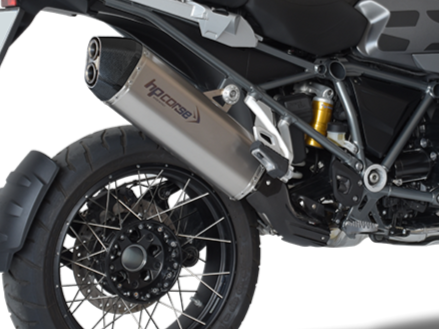 HP CORSE BMW R1200GS / Adventure (13/18) Slip-on Exhaust "SPS Carbon Satin" (EU homologated)