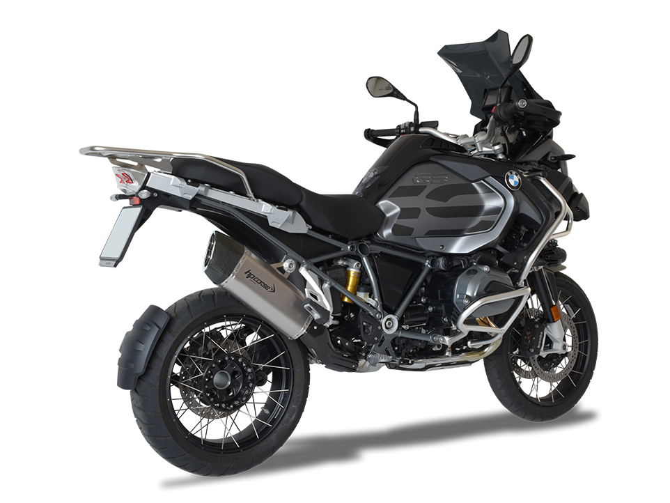 HP CORSE BMW R1200GS / Adventure (13/18) Slip-on Exhaust "SP-3 Carbon Short Satin" (racing)