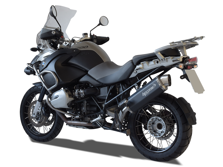 HP CORSE BMW R1200GS (04/09) Slip-on Exhaust "4-Track R Black" (EU homologated) – Accessories in MotoDeal – Motorcycle Accessories and Parts Online Shop