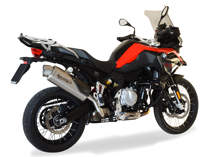 HP CORSE BMW F850GS Slip-on Exhaust "4-Track R Titanium" (EU homologated)