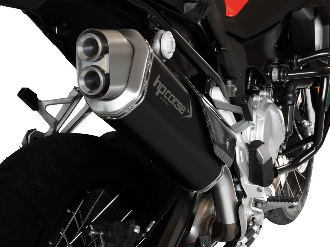 HP CORSE BMW F850GS Slip-on Exhaust "4-Track R Black" (EU homologated)