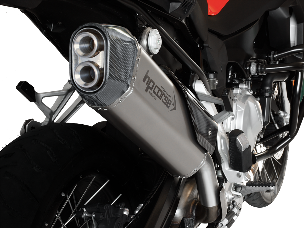 HP CORSE BMW F850GS Slip-on Exhaust "SPS Carbon Titanium" (EU homologated)