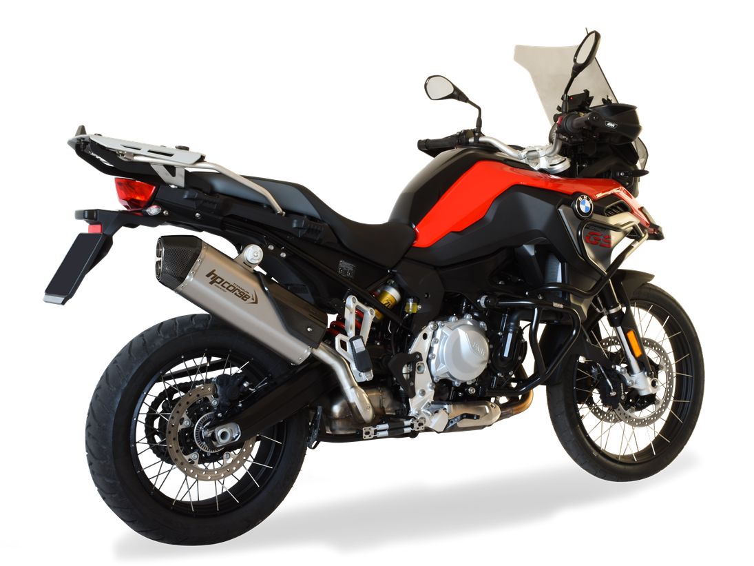 HP CORSE BMW F850GS Slip-on Exhaust "SPS Carbon Titanium" (EU homologated)