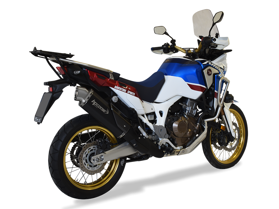 HP CORSE Honda CRF1000L Africa Twin Slip-on Exhaust "4-Track R Black" (EU homologated) – Accessories in MotoDeal – Motorcycle Accessories and Parts Online Shop