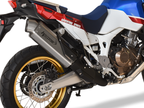 HP CORSE Honda CRF1000L Africa Twin Slip-on Exhaust "4-Track R Satin" (EU homologated) – Accessories in MotoDeal – Motorcycle Accessories and Parts Online Shop