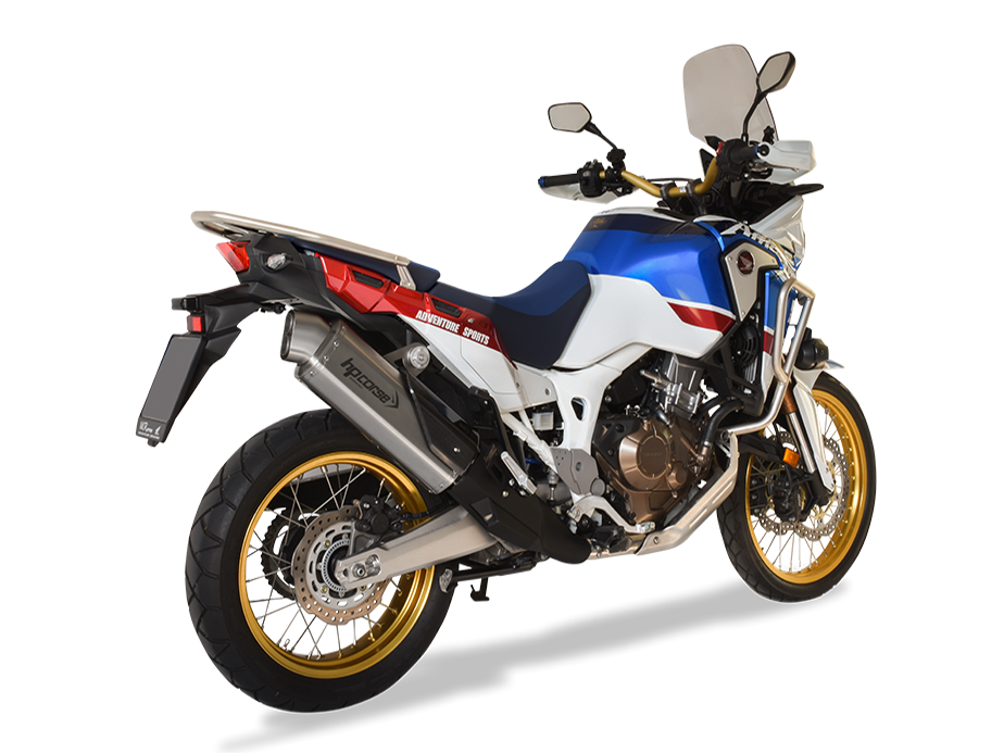 HP CORSE Honda CRF1000L Africa Twin Slip-on Exhaust "4-Track R Satin" (EU homologated) – Accessories in MotoDeal – Motorcycle Accessories and Parts Online Shop