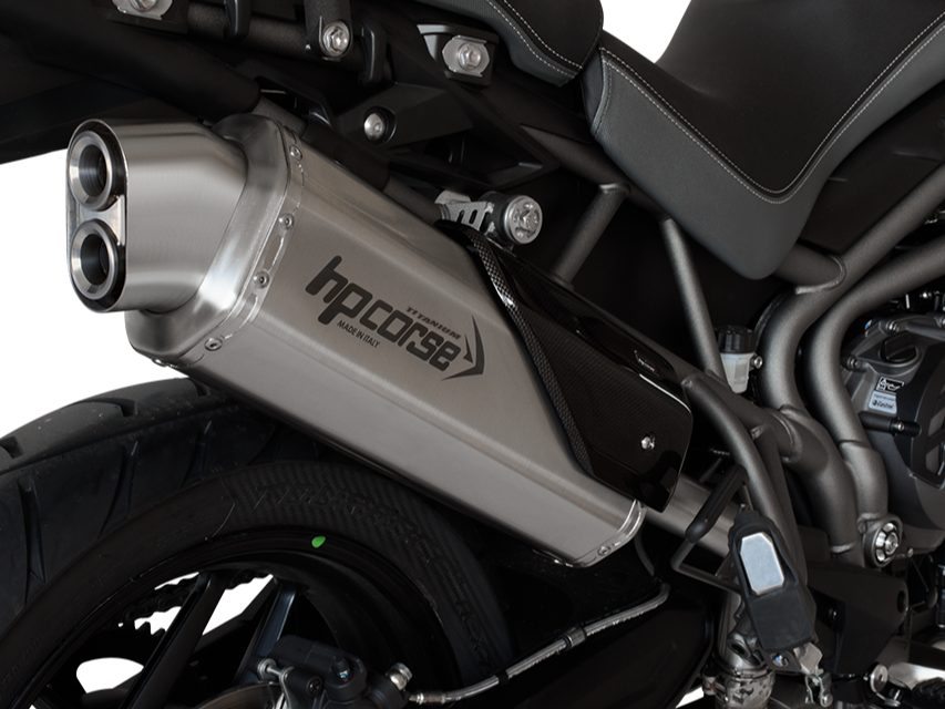 HP CORSE Triumph Tiger 800 (18/20) Slip-on Exhaust "4-Track R Titanium" (EU homologated) – Accessories in MotoDeal – Motorcycle Accessories and Parts Online Shop