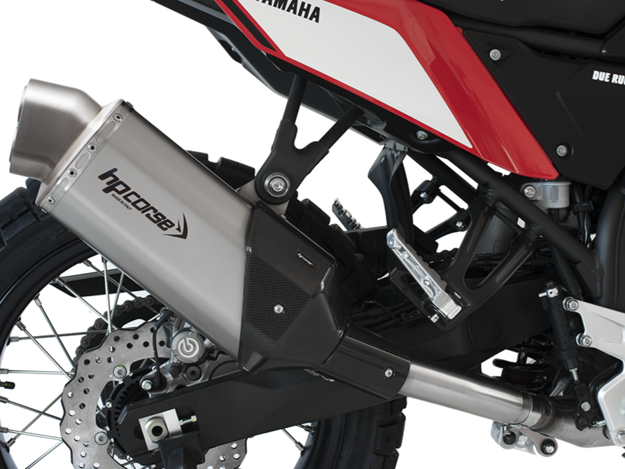 HP CORSE Yamaha Tenere 700 Slip-on Exhaust "4-Track R Short Satin" (EU homologated)