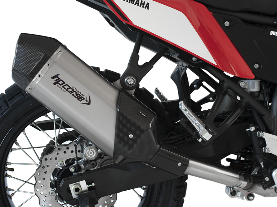 HP CORSE Yamaha Tenere 700 Slip-on Exhaust "SPS Carbon Short Titanium" (EU homologated)