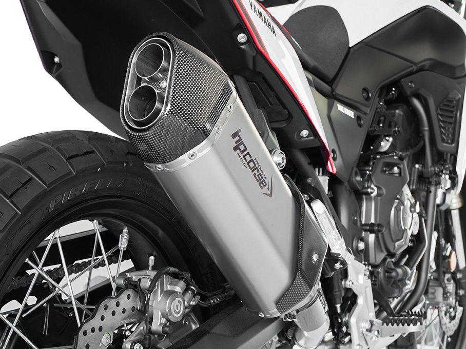 HP CORSE Yamaha Tenere 700 Slip-on Exhaust "SPS Carbon Short Titanium" (EU homologated)