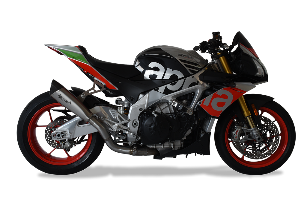 HP CORSE Aprilia RSV4 / Tuono V4 (17/18) Slip-on Exhaust "Evoxtreme 310 Satin" (racing)