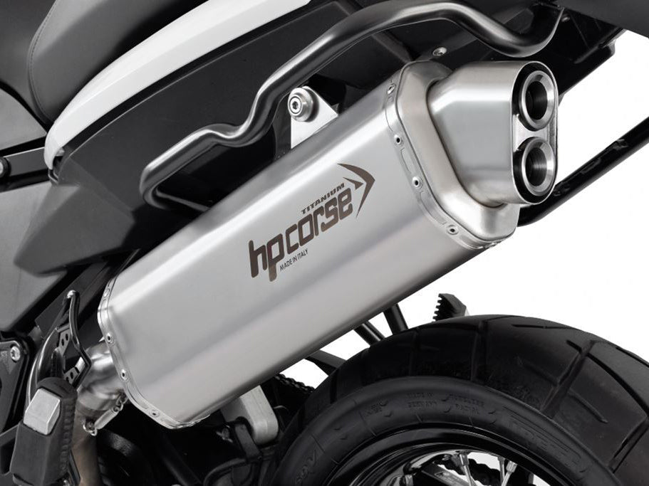 HP CORSE BMW F800GS Slip-on Exhaust "4-Track Titanium" (EU homologated)