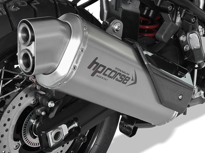 HP CORSE Suzuki DL1000 V-Strom (17/19) Slip-on Exhaust "4-Track R Titanium" (EU homologated) – Accessories in MotoDeal – Motorcycle Accessories and Parts Online Shop