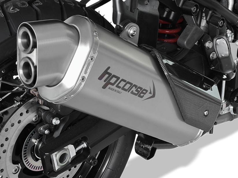 HP CORSE Suzuki DL1000 V-Strom (17/19) Slip-on Exhaust "4-Track R Satin" (EU homologated) – Accessories in MotoDeal – Motorcycle Accessories and Parts Online Shop