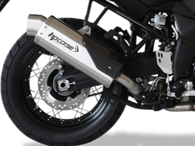 HP CORSE Suzuki DL1000 V-Strom (17/19) Slip-on Exhaust "4-Track R Satin" (EU homologated) – Accessories in MotoDeal – Motorcycle Accessories and Parts Online Shop