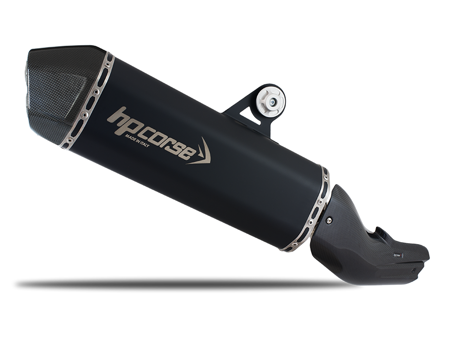 HP CORSE BMW R1250GS Slip-on Exhaust "SPS Carbon Black" (EU homologated)