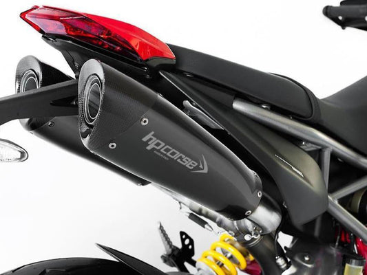 HP CORSE Ducati Hypermotard 950 Slip-on Exhaust "Evoxtreme 260 Black" (EU homologated)