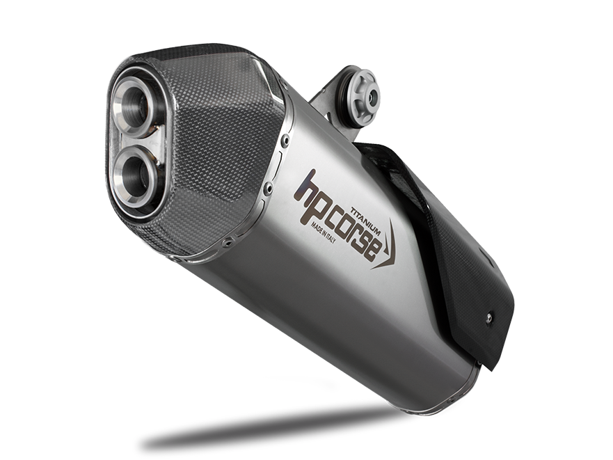 HP CORSE Honda CRF1100L Africa Twin Slip-on Exhaust "SPS Carbon Titanium" (EU homologated)