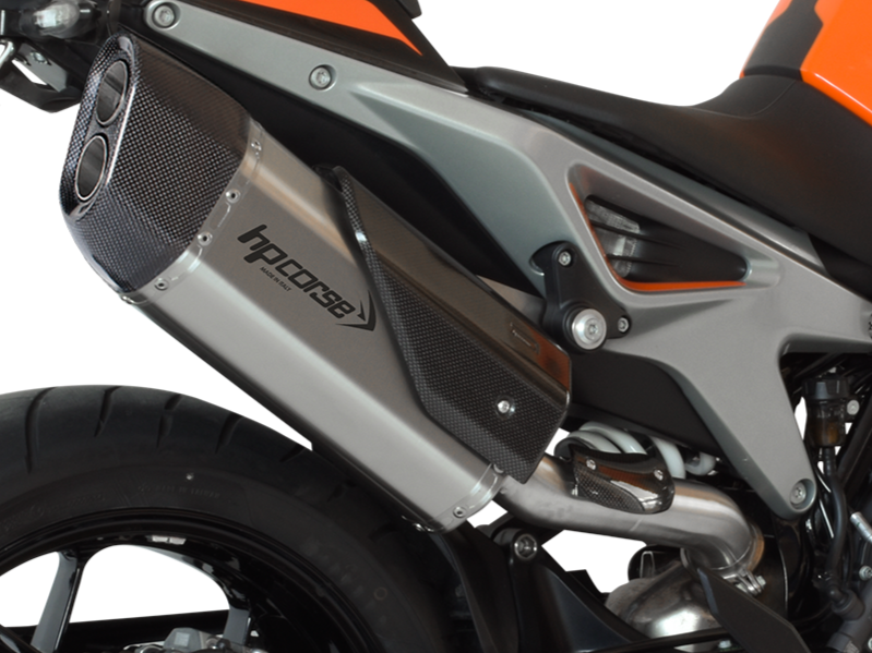 HP CORSE KTM 790 / 890 Duke Slip-on Exhaust "SP-3 Carbon Short Satin" (EU homologated) – Accessories in MotoDeal – Motorcycle Accessories and Parts Online Shop