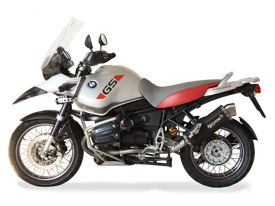 HP CORSE BMW R1150GS / Adventure Slip-on Exhaust "4-Track R Black" (EU homologated)