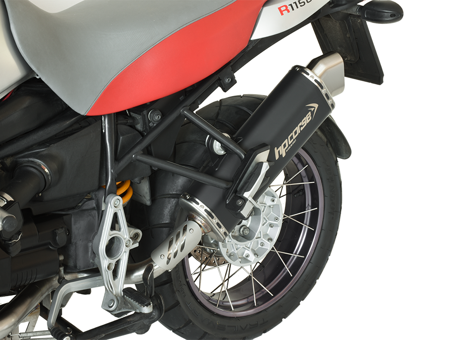 HP CORSE BMW R1150GS / Adventure Slip-on Exhaust "4-Track R Black" (EU homologated)