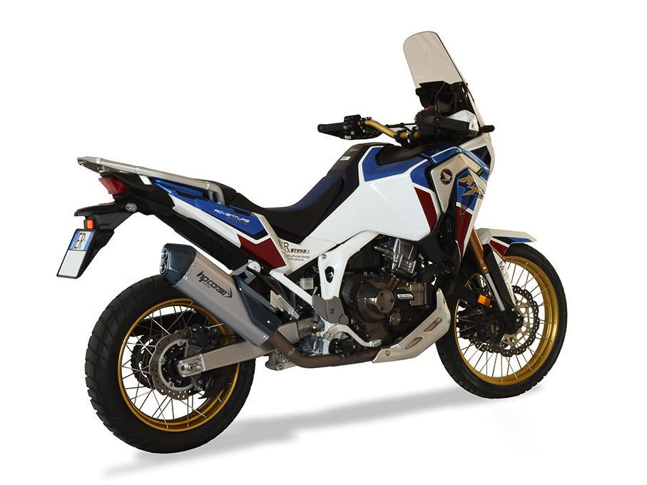 HP CORSE Honda CRF1100L Africa Twin Slip-on Exhaust "SPS Carbon Satin" (EU homologated)