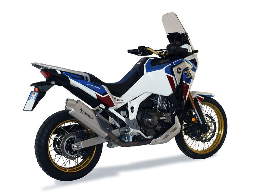 HP CORSE Honda CRF1100L Africa Twin Slip-on Exhaust "4-Track R Satin" (EU homologated)