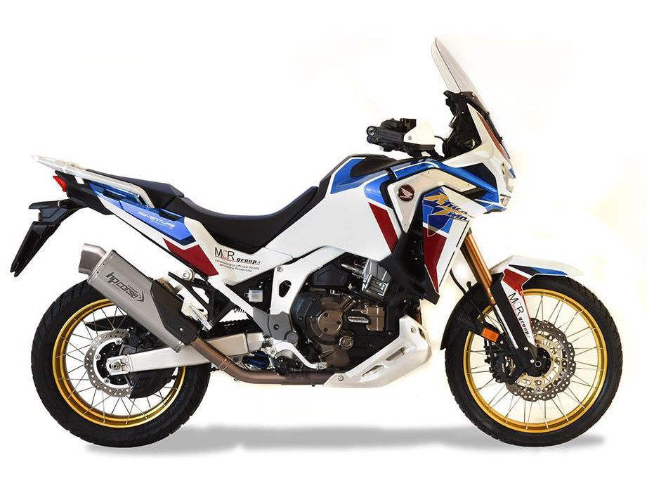 HP CORSE Honda CRF1100L Africa Twin Slip-on Exhaust "4-Track R Titanium" (EU homologated)