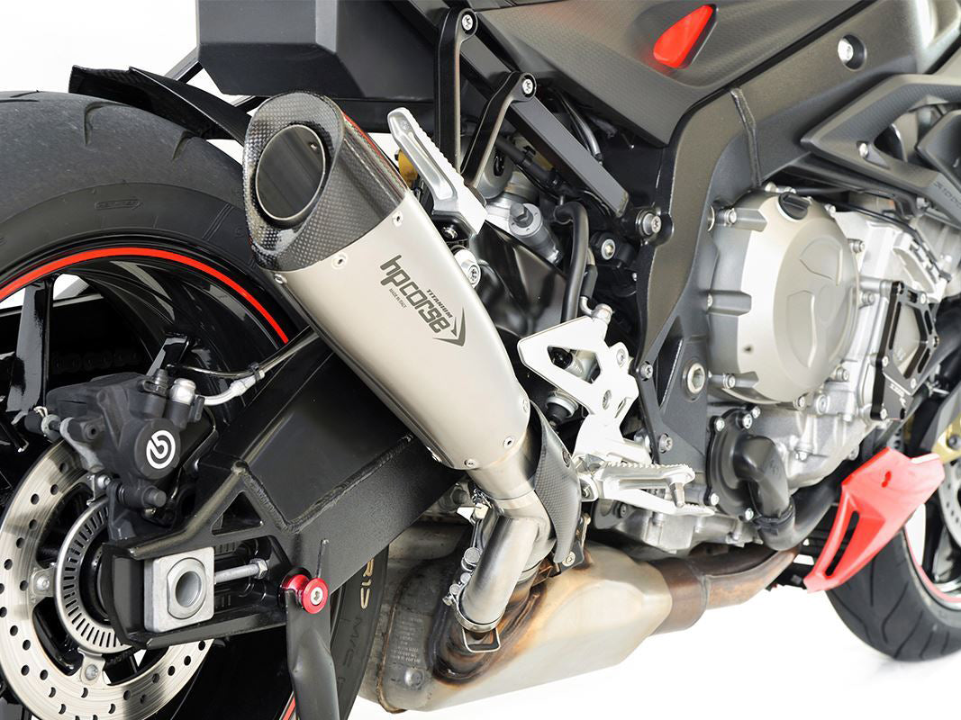 HP CORSE BMW S1000R Slip-on Exhaust "Evoxtreme Titanium" (EU homologated)