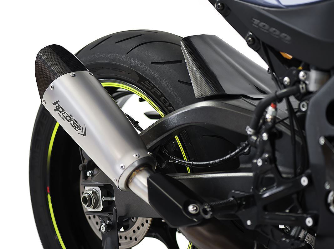 HP CORSE Suzuki GSX-R 1000 (17-20) Slip-on Exhaust "Evoxtreme 230 Titanium" (Racing)