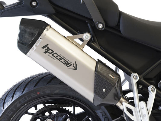 HP CORSE Triumph Tiger 900 (2021+) Slip-on Exhaust "SPS Carbon 350 Titanium" (Euro 5)