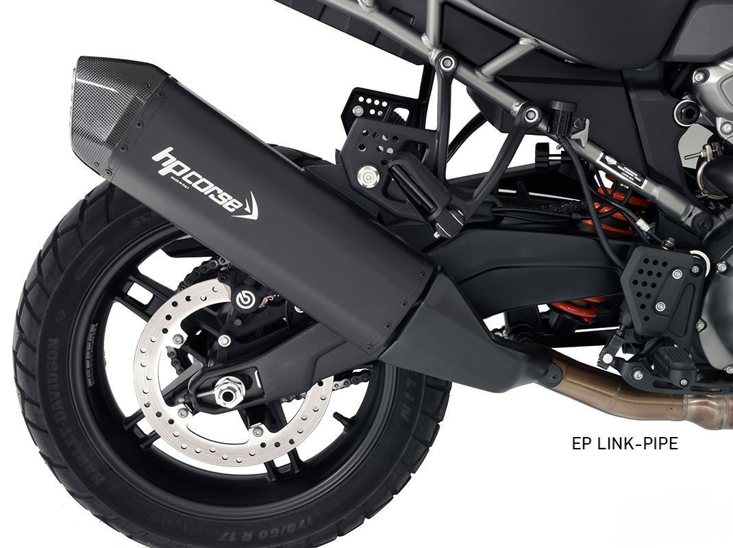 HP CORSE Harley-Davidson Pan America 1250 / Special (2022+) Slip-on Exhaust "SPS Carbon Matt Black Ceramic" (Euro 5)