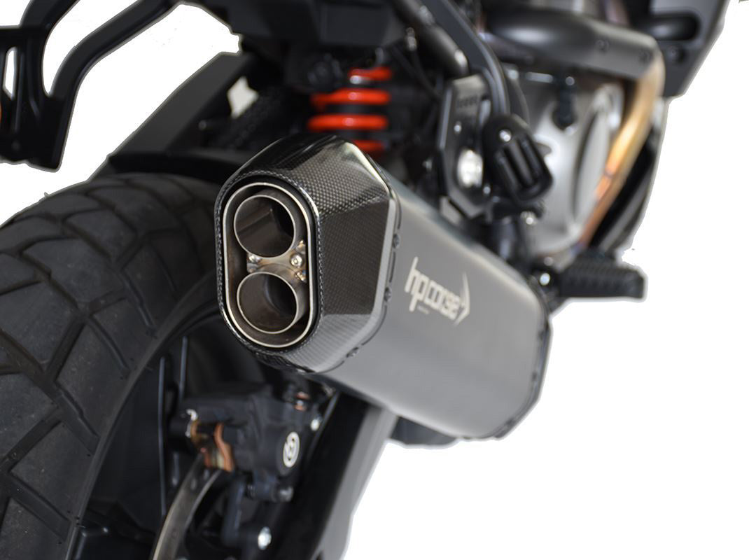 HP CORSE Harley-Davidson Pan America 1250 / Special (2022+) Slip-on Exhaust "SPS Carbon Matt Black Ceramic" (Euro 5)