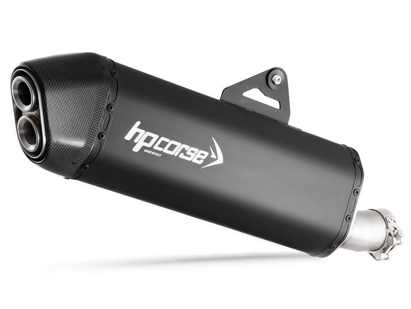 HP CORSE Harley-Davidson Pan America 1250 / Special (2022+) Slip-on Exhaust "SPS Carbon Matt Black Ceramic" (Euro 5)