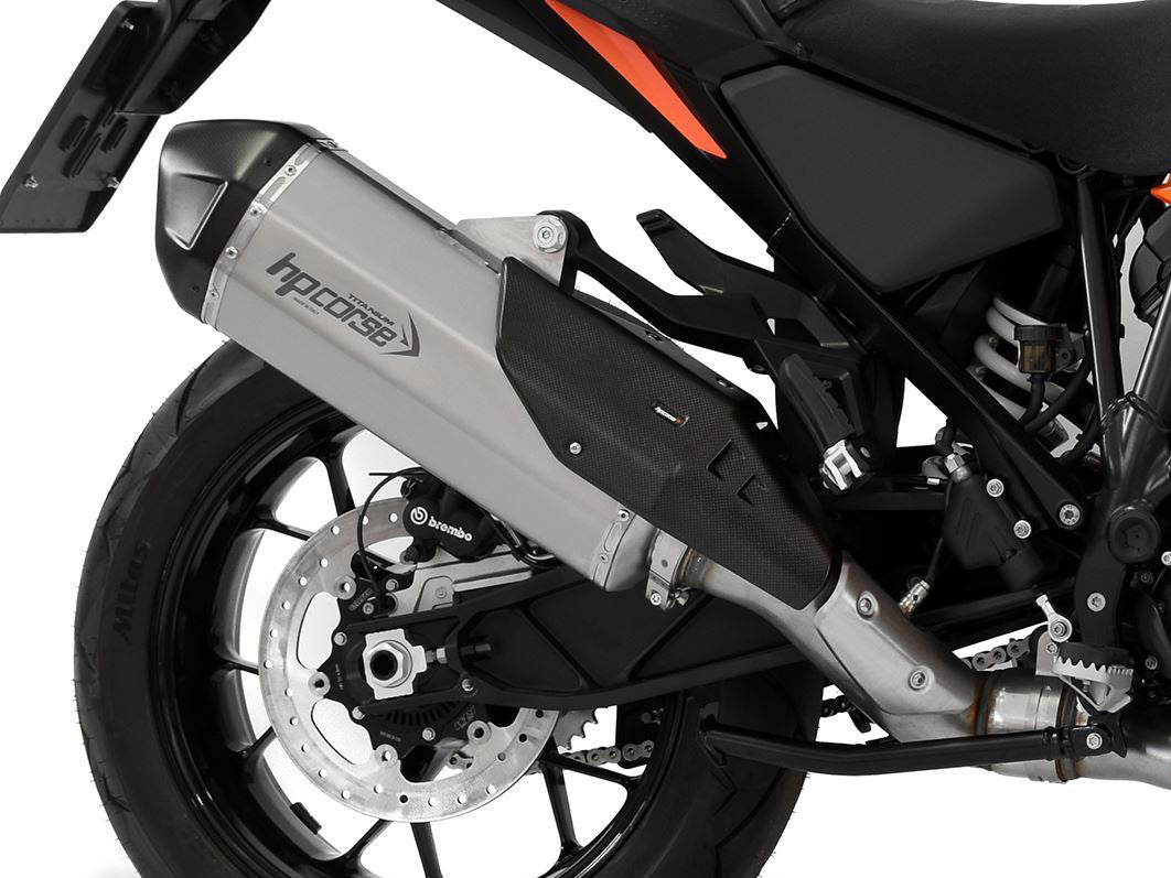 HP CORSE KTM 1290 Super Adventure Slip-on Exhaust "SPS Carbon RR Titanium" (Euro 5)