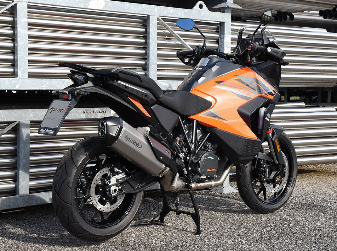 HP CORSE KTM 1290 Super Adventure Slip-on Exhaust "SPS Carbon RR Titanium" (Euro 5)