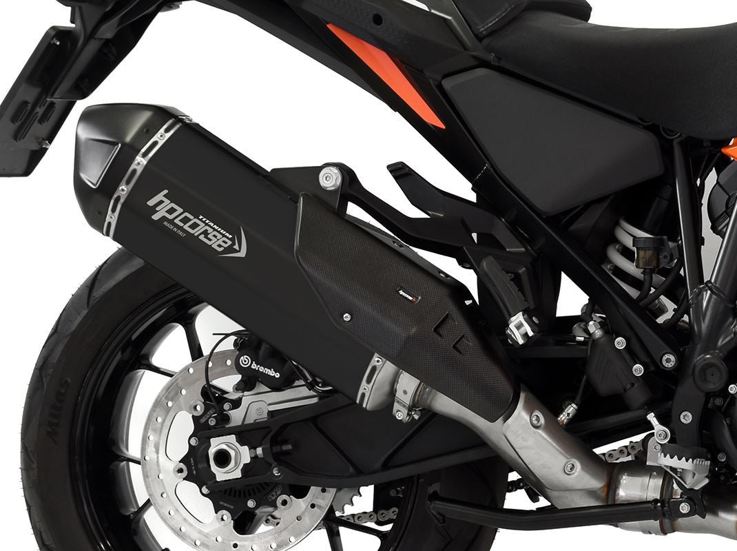 HP CORSE KTM 1290 Super Adventure Slip-on Exhaust "SPS Carbon RR Black Titanium" (Euro 5)