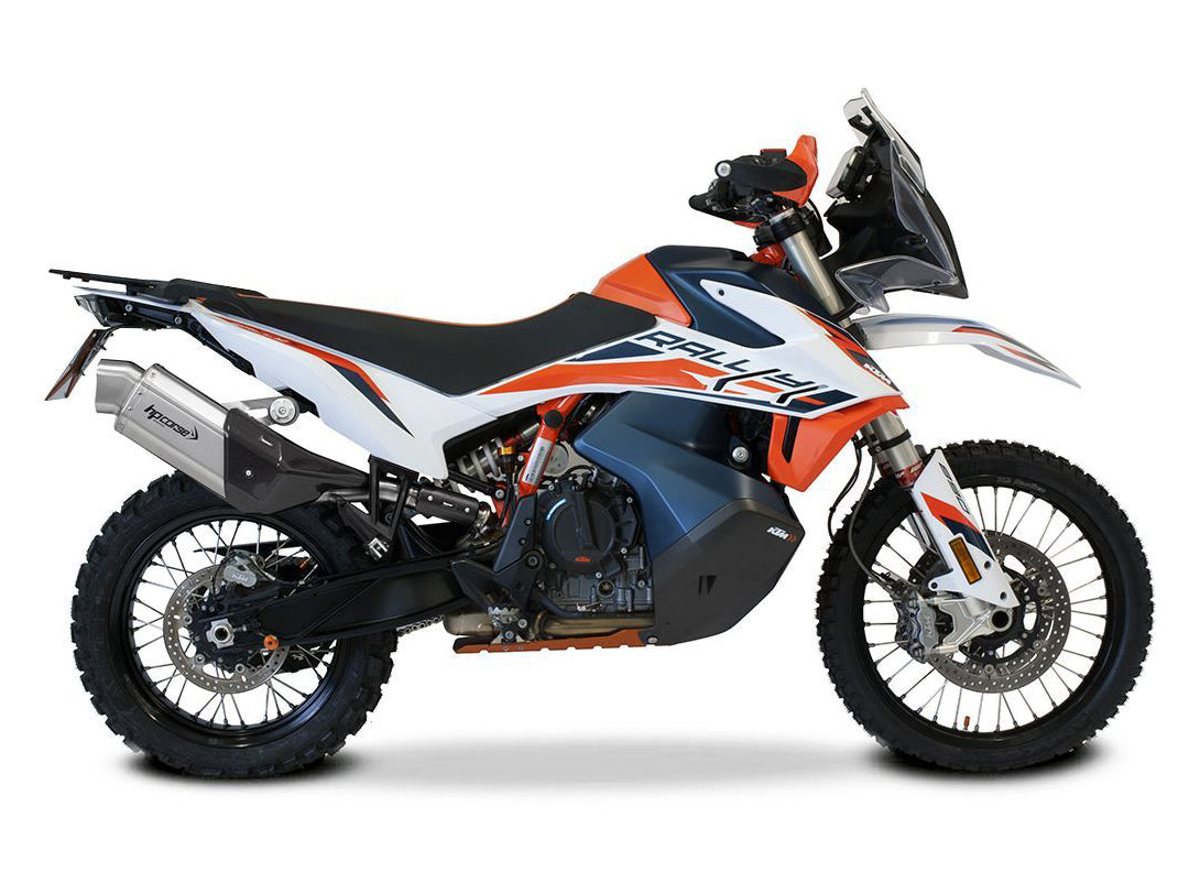 HP CORSE KTM 890 Adventure (2021+) Slip-on Exhaust "4-Track R Short Titanium" (Euro 5)