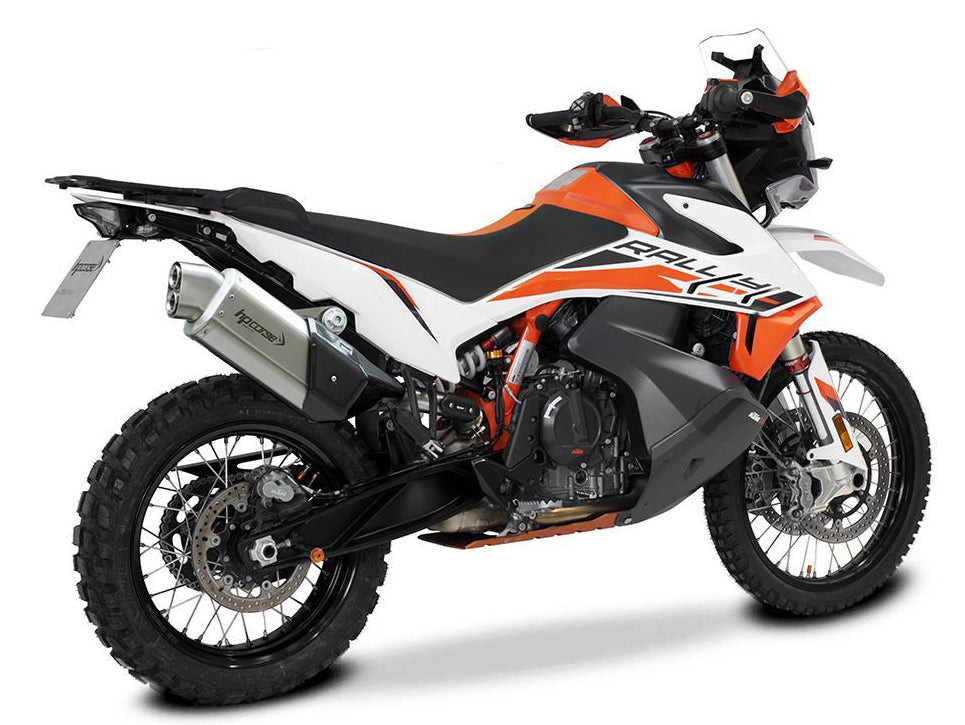 HP CORSE KTM 890 Adventure (2021+) Slip-on Exhaust "4-Track R Short Titanium" (Euro 5)