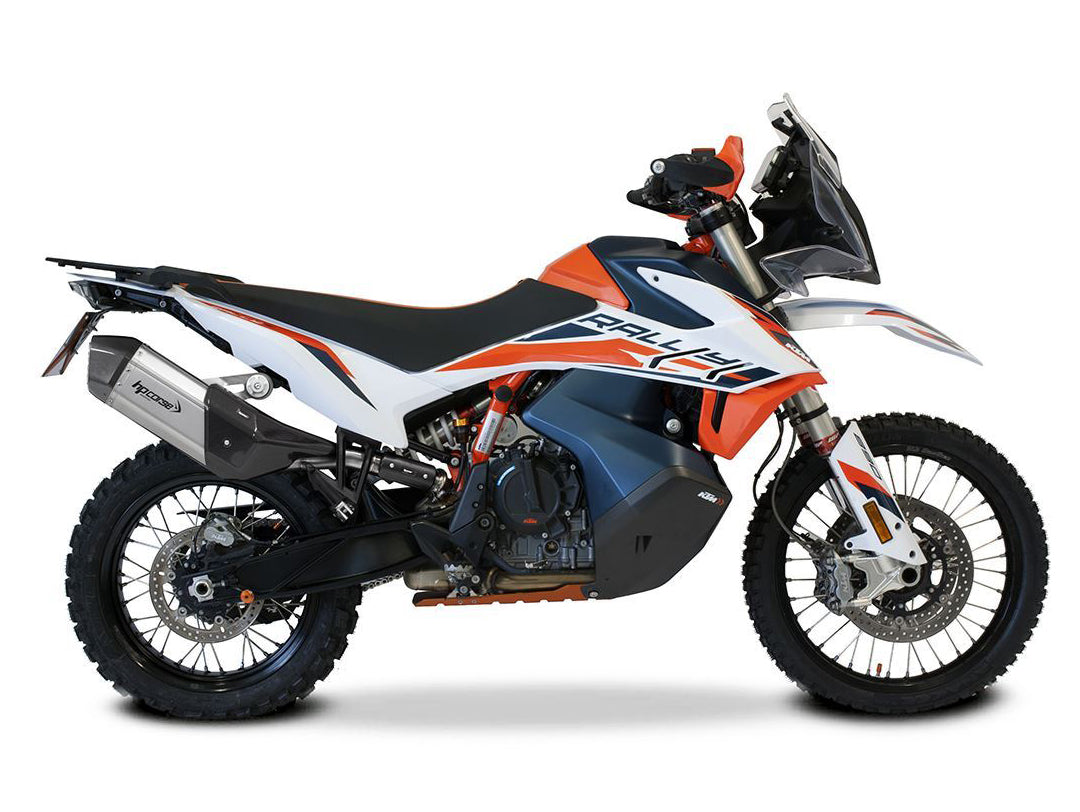 HP CORSE KTM 890 Adventure (2021+) Slip-on Exhaust "SPS Carbon Short Titanium" (Euro 5)