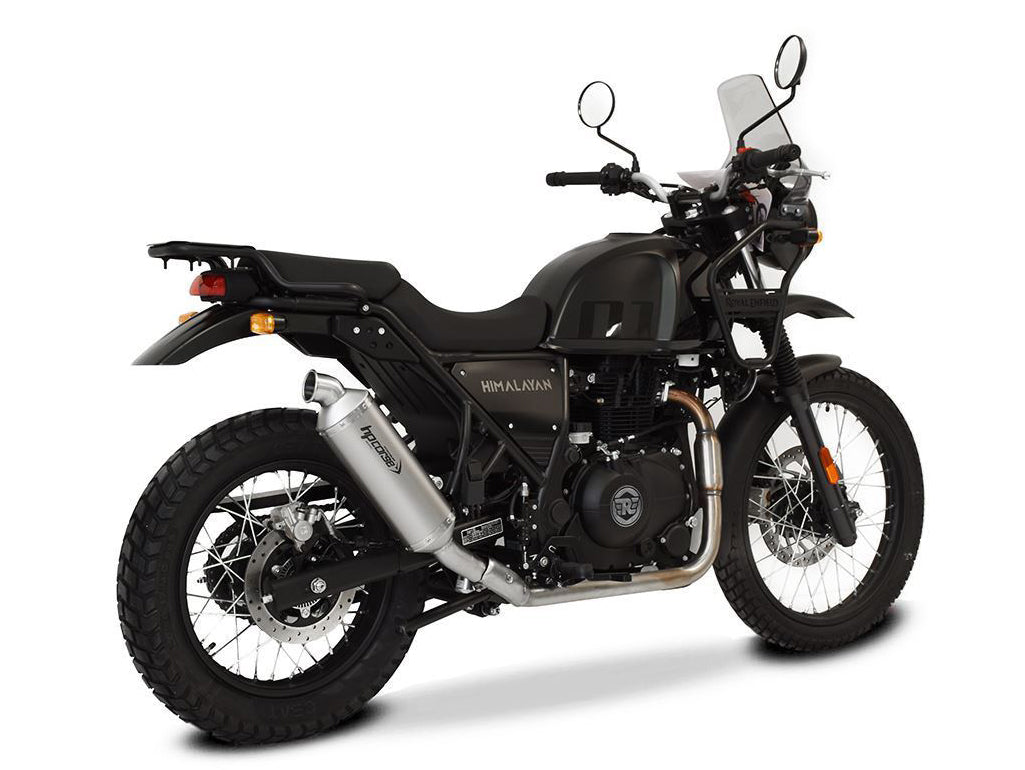 HP CORSE Royal Enfield Himalayan (2016+) Slip-on Exhaust "SP-1 Short Rally Titanium" (Racing)