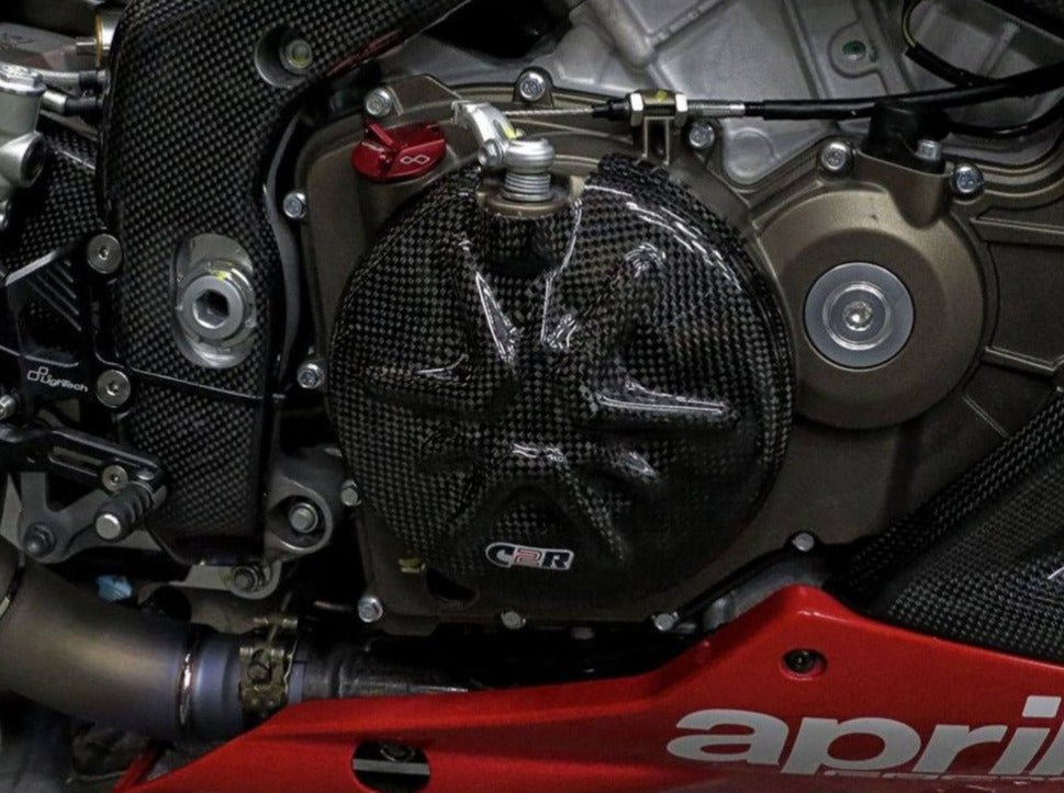 CARBON2RACE Aprilia RSV4 (09/20) Carbon Clutch Cover Protection