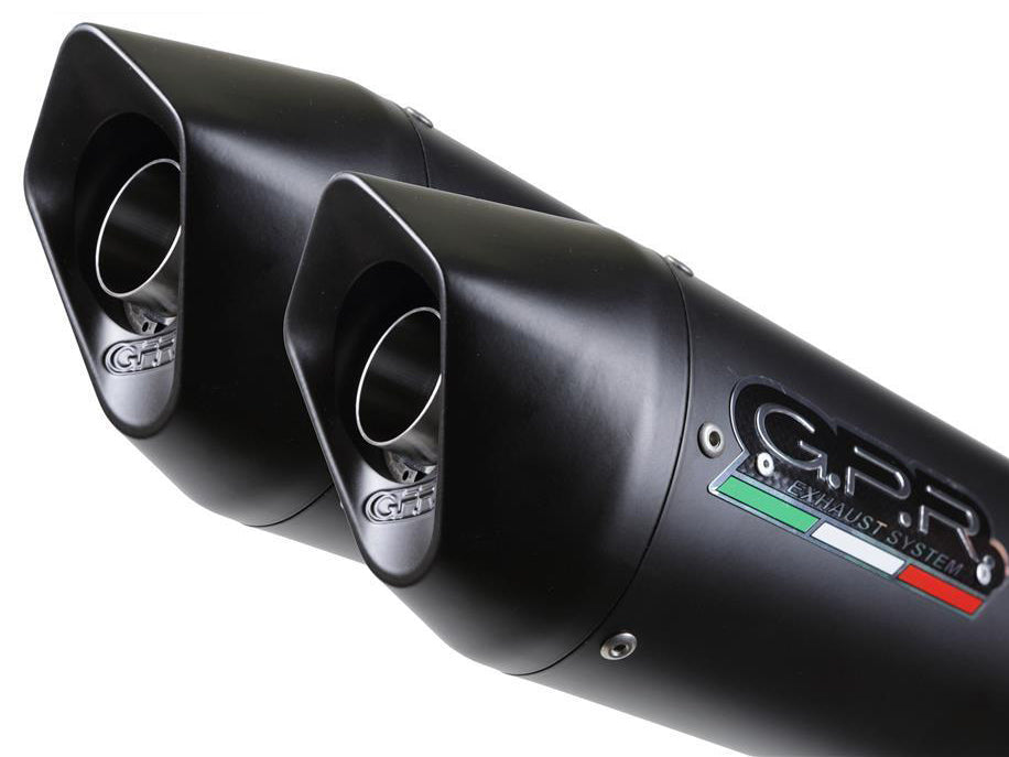 GPR Ducati Monster 620 Dual Slip-on Exhaust "Furore Nero" (EU homologated)