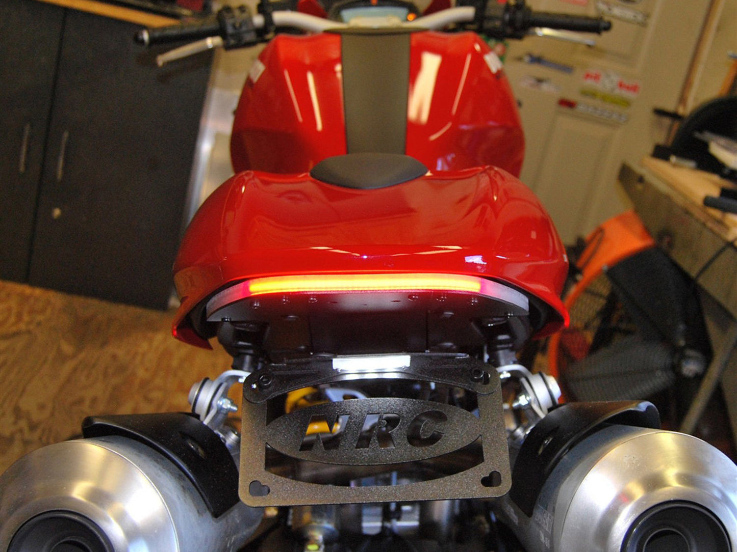 NEW RAGE CYCLES Ducati Monster 1100 LED Tail Tidy Fender Eliminator