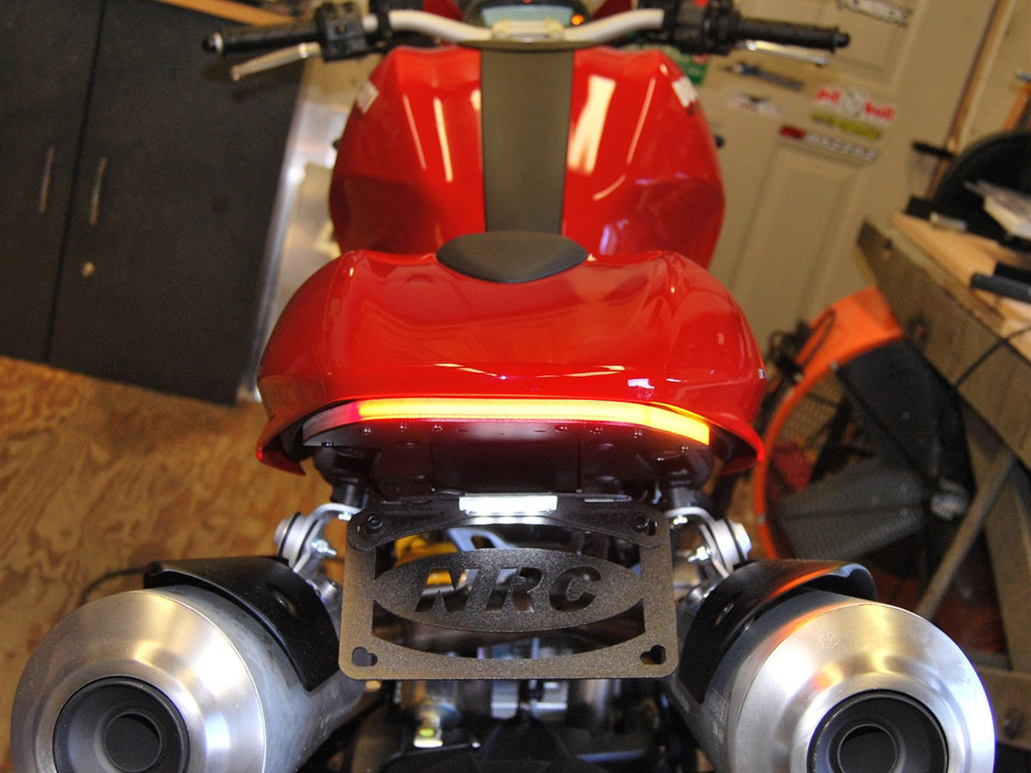 NEW RAGE CYCLES Ducati Monster 1100 LED Tail Tidy Fender Eliminator