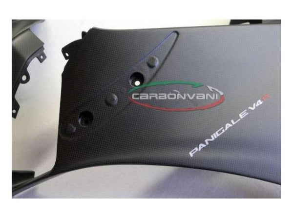 CARBONVANI Ducati Panigale V4R Carbon Side Fairing Panel + Winglet (left)